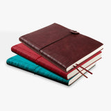 雙色併料鬆緊帶精裝工商日誌，三色