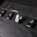 灰木紋簡素交屋拉鍊包，立體資料袋、鑰匙牌皮扣、A4資料袋四孔活頁夾、名片套