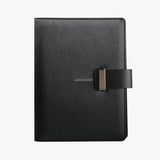 商務隱扣活頁工商日誌，黑色舌帶