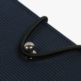 藍色商務鬆緊帶活頁工商日誌，奶嘴釘鬆緊帶