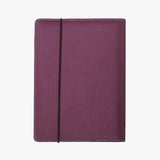 皮標鬆緊帶活頁工商日誌，背面