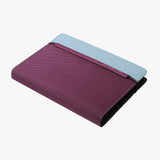 皮標鬆緊帶活頁工商日誌，斜角度特寫