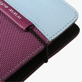 皮標鬆緊帶活頁工商日誌，特寫