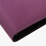 皮標鬆緊帶活頁工商日誌，進口PU帆布編織紋