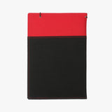 黑紅鬆緊帶封套工商日誌，背面