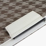 千鳥格紋鬆緊帶活頁工商日誌，布標、鬆緊帶