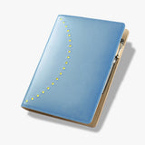 月灣點點鬆緊帶活頁工商日誌，海洋藍