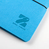 多色輕巧鬆緊帶活頁工商日誌，壓印