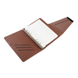 斜式造型三折活頁工商日誌，展開