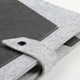 暖感羊毛氈扣帶款活頁工商日誌，壓扣