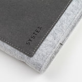 暖感羊毛氈扣帶款活頁工商日誌，Logo烙印