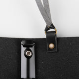 黑色經典壓扣活頁工商日誌，頁籤絲帶