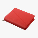 熱情拼接拉鍊包工商日誌，斜角特寫